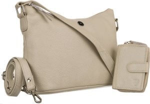 Peterson Torba skórzana+portfel PTN D73-DS Light Beige NoSize 1