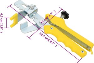 vidaXL Szczypce do poziomowania płytek, stal i PP 7
