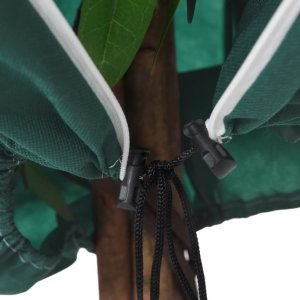 vidaXL Kaptur ochronny na rośliny, z suwakiem, 70 g/m², 3,93x3 m 6