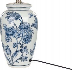 Lampa stołowa Beliani Lampa stołowa porcelanowa biało-niebieska BELUSO 6