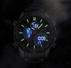 Naviforce ZEGAREK MĘSKI NAVIFORCE NF9182 B/ B + BOX NoSize 3