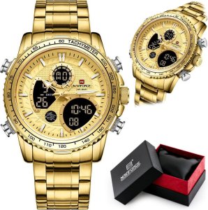 Naviforce ZEGAREK MĘSKI NAVIFORCE NF9182 G/G + BOX NoSize 12