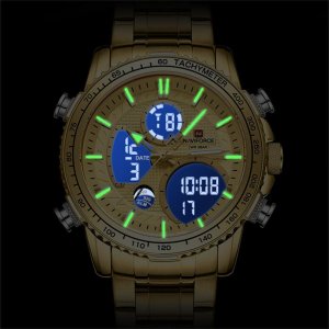 Naviforce ZEGAREK MĘSKI NAVIFORCE NF9182 G/G + BOX NoSize 4