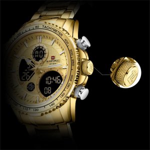 Naviforce ZEGAREK MĘSKI NAVIFORCE NF9182 G/G + BOX NoSize 7