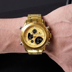 Naviforce ZEGAREK MĘSKI NAVIFORCE NF9182 G/G + BOX NoSize 8