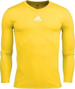 Adidas Koszulka termoaktywna dla dzieci adidas Team Base Tee żółta GN7514 116cm 1