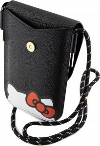 Sourcing Hello Kitty Handbag HKOWBPSCKEK black/black Leather Hiding Kitty Cord 5