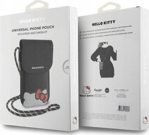 Sourcing Hello Kitty Handbag HKOWBPSCKEK black/black Leather Hiding Kitty Cord 6