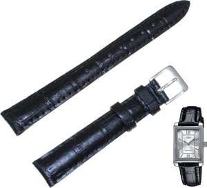 Casio Skórzany pasek do zegarka Casio LTP-1234L czarny 14 mm 1