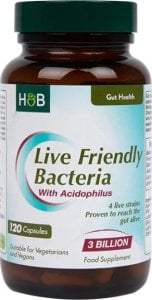 Holland & Barrett Holland & Barrett - Live Friendly Bacteria with Acidophilus, 120 kapsułek 1