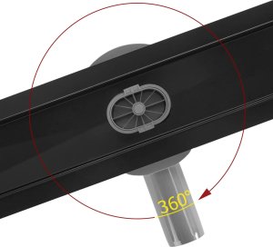 Rea Odpływ Liniowy REA Neox pro Czarny 80 9