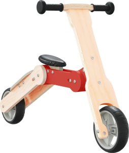 vidaXL Hulajnoga dziecięca 2-w-1, czerwona 4