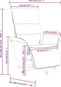 vidaXL Rozkładany fotel masujący z podnóżkiem, czarny, tkanina 11