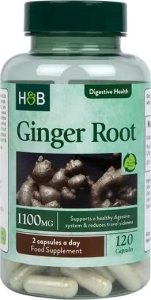 Holland & Barrett Holland & Barrett - Ginger Root, 1100mg, 120 kapsułek 1