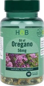 Holland & Barrett Holland & Barrett - Oil of Oregano, 56mg, 90 kapsułek 1