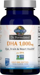 Garden of Life Garden of Life - Dr. Formulated DHA, 1000mg, Cytryna, 30 żelek 1