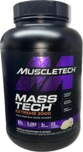 MuscleTech MuscleTech - Mass-Tech Extreme 2000, Gainer, Vanilla Milkshake, Proszek, 2720g 1