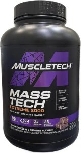 MuscleTech MuscleTech - Mass-Tech Extreme 2000,  Gainer, Triple Chocolate Brownie, Proszek, 2720g 1