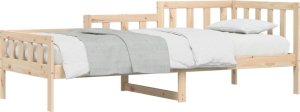 vidaXL vidaXL Łóżko dzienne, 80x200 cm, lite drewno sosnowe 3