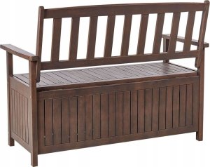 Beliani Ławka ogrodowa Drewno 120 Biały SOVANA 5