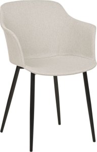 Beliani Zestaw 2 krzeseł jasnobeżowy ELIM 2