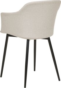 Beliani Zestaw 2 krzeseł jasnobeżowy ELIM 4