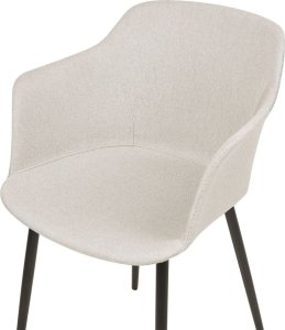 Beliani Zestaw 2 krzeseł jasnobeżowy ELIM 5