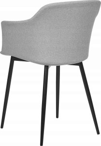 Beliani Zestaw 2 krzeseł jasnoszary ELIM 6