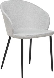Beliani Zestaw 2 krzeseł jasnoszary MASON 2