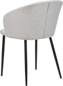 Beliani Zestaw 2 krzeseł jasnoszary MASON 4