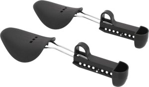 vidaXL Prawidła do butów, 5 par, czarne, EU 35-38, plastikowe 4