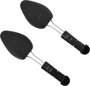 vidaXL Prawidła do butów, 5 par, czarne, EU 35-38, plastikowe 5