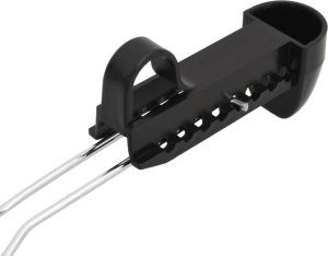 vidaXL Prawidła do butów, 5 par, czarne, EU 35-38, plastikowe 9