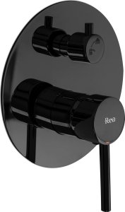 Rea Zestaw natryskowy podtynkowy REA Lungo CZARNA METALICZNA + BOX 3