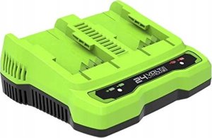 Greenworks 24V 2xakumulator 4 Ah + ładowarka dual Greenworks GSK24B4X 4