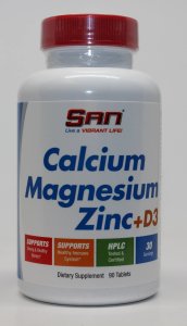 San SAN - Calcium Magnesium Zinc + D3, 90 tabletek 1