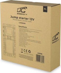 LTC Jump starter urządzenie rozruchowe LTC 24000mAh 2500A power bank USB QC/USB-C PD 7