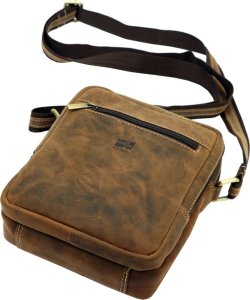 Nordee Saszetka męska z naturalnej skóry Nordee MSD-03 GM06 NoSize 6