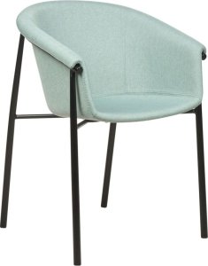 Beliani Zestaw 2 krzeseł do jadalni miętowy AMES 2