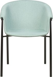 Beliani Zestaw 2 krzeseł do jadalni miętowy AMES 3