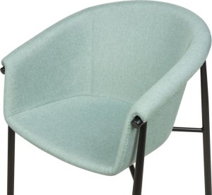 Beliani Zestaw 2 krzeseł do jadalni miętowy AMES 5