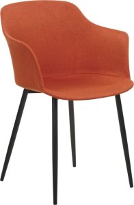 Beliani Zestaw 2 krzeseł do jadalni pomarańczowy ELIM 2
