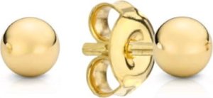 Gese Kolczyki kulki super lekkie 4mm 1
