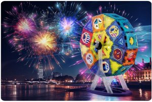 Ricokids Klocki magnetyczne z karuzela RK-769 9