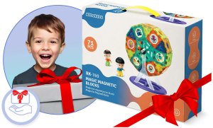 Ricokids Klocki magnetyczne z karuzela RK-769 11