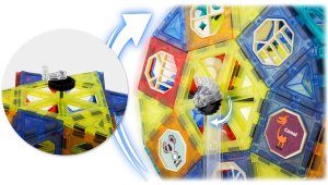 Ricokids Klocki magnetyczne z karuzela RK-769 12