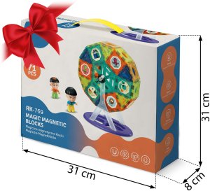 Ricokids Klocki magnetyczne z karuzela RK-769 16
