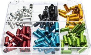 Accent Końcówki pancerza hamulcowego 5mm, aluminiowe, 6x20 szt. zestaw 4