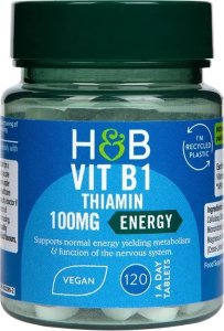 Holland & Barrett Holland & Barrett  - Vit B1, 100mg, 120 tabletek 1