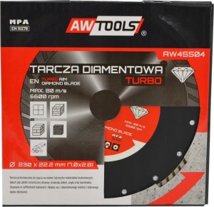 AWTools AWTOOLS TARCZA DIAMENTOWA 350x32-25,4-22,2 / TURBO 2